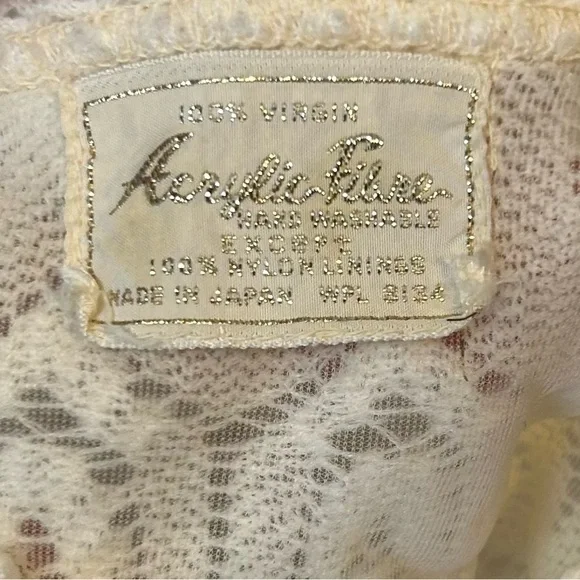 Vintage White Knit Cardigan - Picture 3 of 5